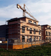 houses in construction